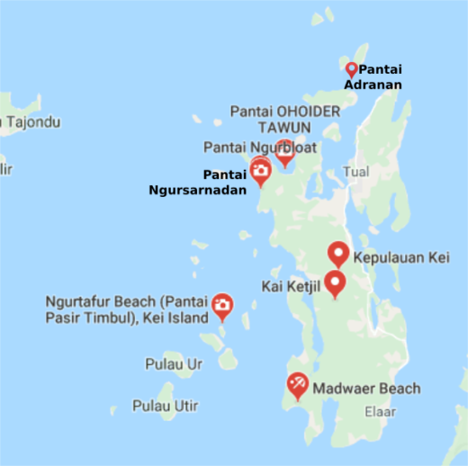 6 Pantai Cantik di Pulau Kei Kecil & Sekitarnya yang Wajib Dikunjungi