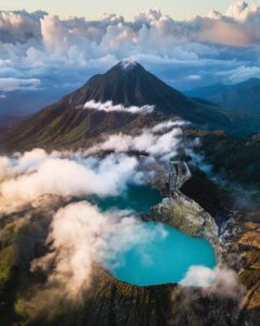 Mount Kelimutu from Above
